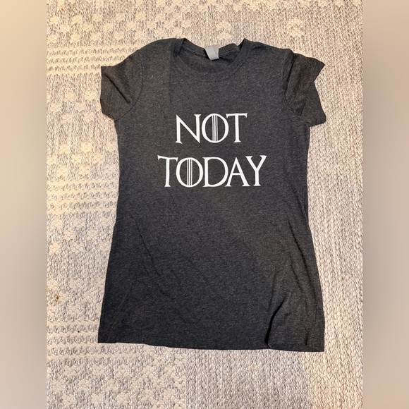 Black 'Not Today' Women's Tee - Picture 2 of 4